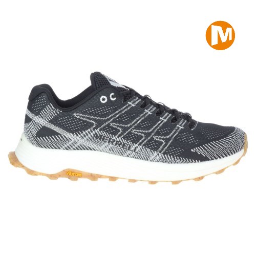 Merrell Moab Flight Eco Dye Mens Trail Running Shoes Black UK.LRWU